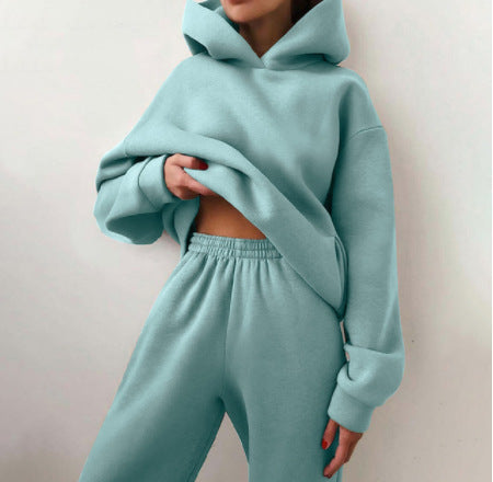 Casual Two-piece hoodie tracksuit