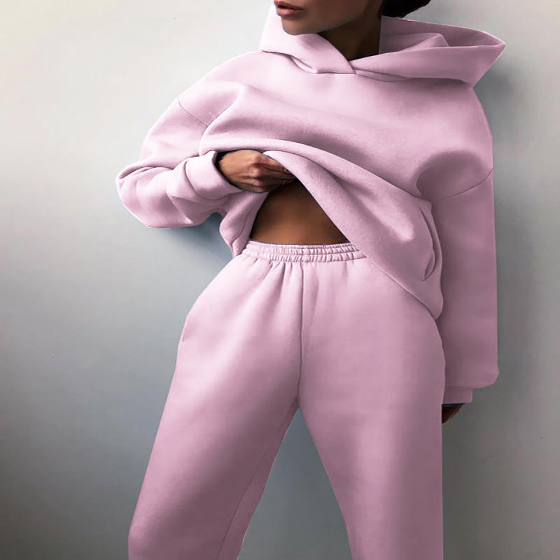 Casual Two-piece hoodie tracksuit