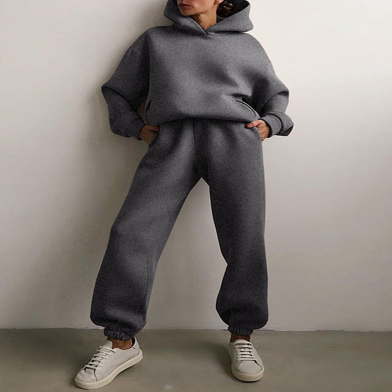 Casual Two-piece hoodie tracksuit