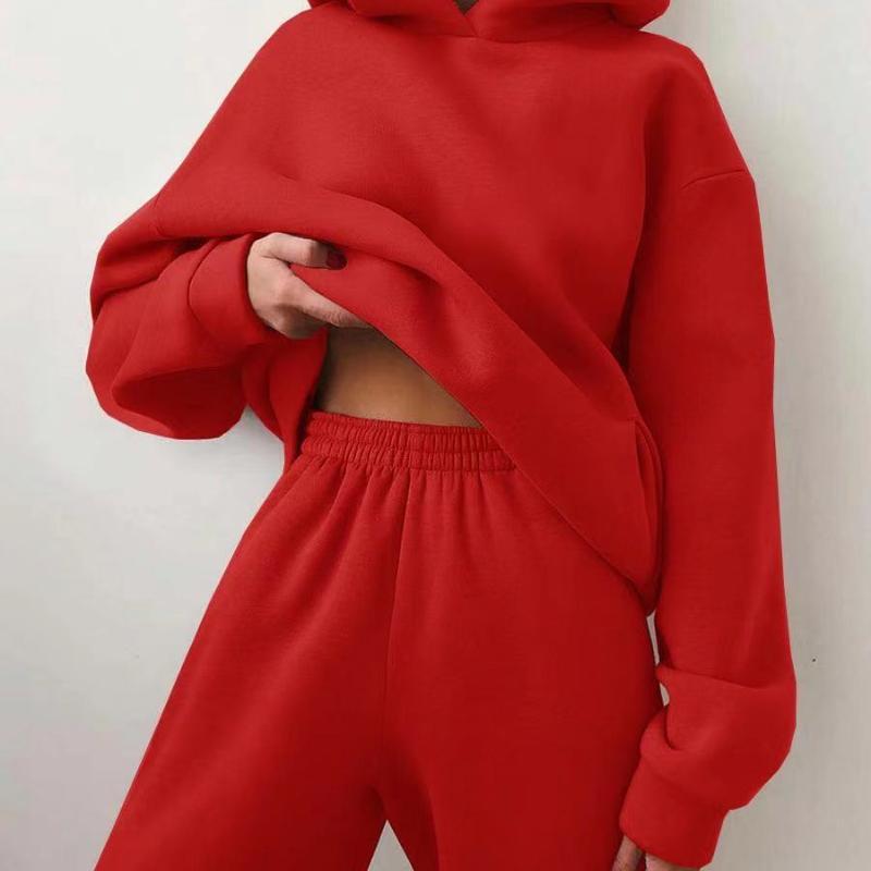 Casual Two-piece hoodie tracksuit