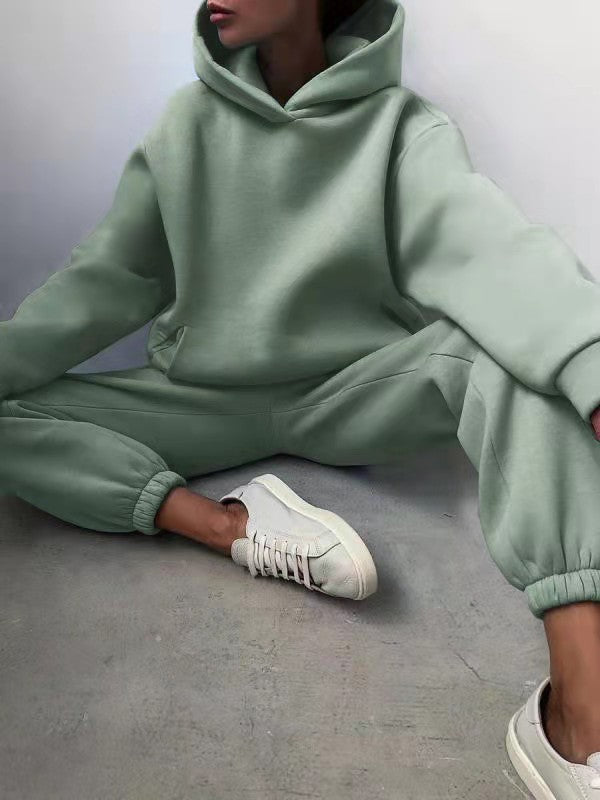 Casual Two-piece hoodie tracksuit