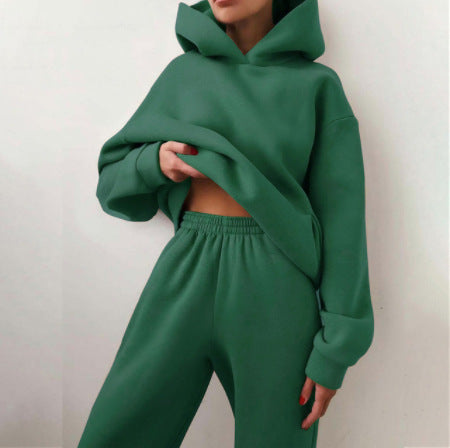 Casual Two-piece hoodie tracksuit