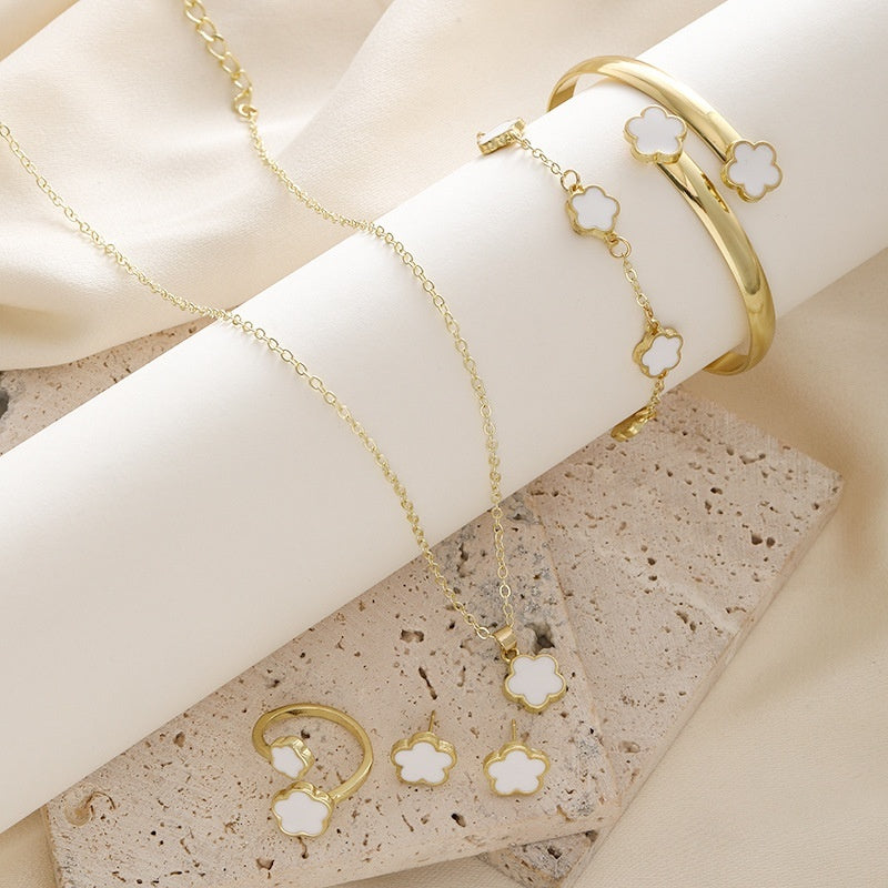Parthenocissus Grass Jewellery (5-piece set)